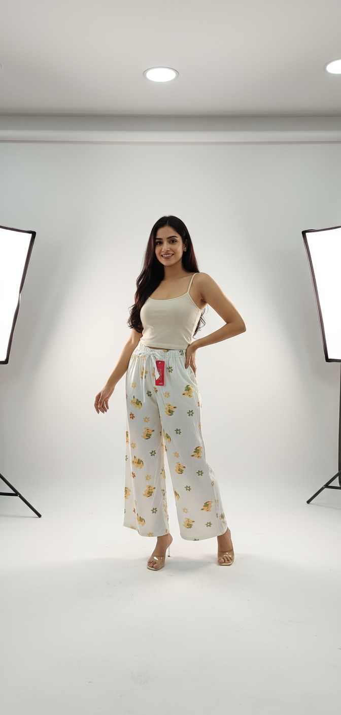Women's Printed Palazzo Pants